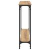 vidaXL Table console avec &eacute;tag&egrave;re Ch&ecirc;ne artisanal 100 x 22,5 x 75 cm