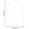 vidaXL Tapis en Fourrure Synth&eacute;tique de Lapin Olite Blanc 80 x 120 cm