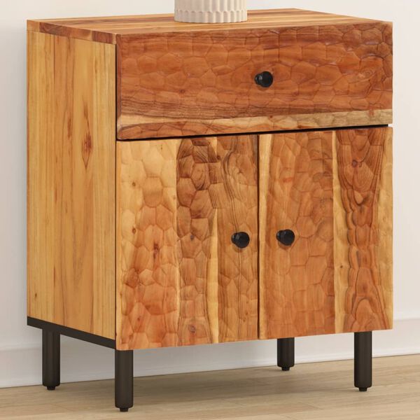 vidaXL Table de chevet 50x33x60 cm bois d'acacia solide