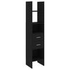 vidaXL Biblioth&egrave;que Noir 40x35x180 cm Bois d&rsquo;ing&eacute;nierie