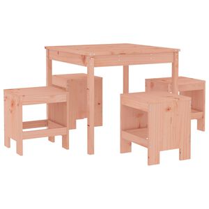vidaXL Ensemble &agrave; manger de jardin 5pcs bois massif Douglas