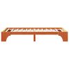 vidaXL Cadre de lit Brun cire 75 x 190 cm Pin massif