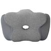 vidaXL Oreiller avec oreiller Gris 60 x 37 x 13 cm Polyester
