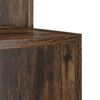 vidaXL Bureau Ch&ecirc;ne fum&eacute; 106 x 41 x 88.5 cm Bois d'ing&eacute;nierie
