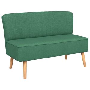 vidaXL Canap&eacute; 117x55,5x77 cm Tissu Vert