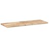 vidaXL &Eacute;tag&egrave;re flottante 80x30x2 cm bois d'acacia massif non trait&eacute;