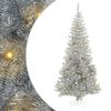 vidaXL Sapin de No&euml;l Argent 180 cm PET
