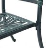 vidaXL Ensemble &agrave; manger de jardin 5 pcs vert aluminium coul&eacute;
