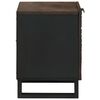 vidaXL Cabinet de chevet Noyer 40 x 33 x 46 cm Bois d'acacia massif