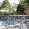 vidaXL Panier gabion avec couvercle 500x100x50 cm fer galvanis&eacute;