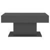 vidaXL Table basse gris 96x50x45 cm bois d'ing&eacute;nierie