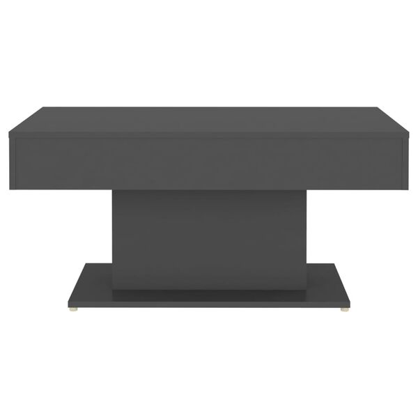 vidaXL Table basse gris 96x50x45 cm bois d'ing&eacute;nierie