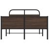 vidaXL Cadre de lit sans matelas 140x200 cm ch&ecirc;ne marron