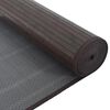 vidaXL Tapis rectangulaire marron fonc&eacute; 80x300 cm bambou