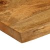 vidaXL Dessus de table 70x60x2,5 cm bord vivant bois massif manguier