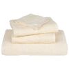 vidaXL Serviettes de bain FROGN 10 pcs crème 100x150 cm 360 g/m²