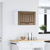 vidaXL Armoire murale de cuisine Lucca ch&ecirc;ne marron bois ing&eacute;nierie