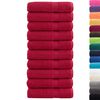 vidaXL Serviettes de douche de qualit&eacute; sup&eacute;rieure SOLUND 10 pcs rouge