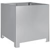 vidaXL Jardini&egrave;res 2 pcs 40x40x40 cm acier galvanis&eacute;