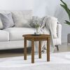 vidaXL Table basse Marron miel &Oslash; 45x40 cm Bois massif de pin