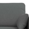 vidaXL Ensemble de Canap&eacute;s 2 pcs Gris fonc&eacute; 198 x 78 x 80 cm tissu