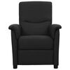 vidaXL Fauteuil de massage Noir Tissu