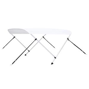 vidaXL Auvent bimini &agrave; 2 arceaux Blanc 150x120x110 cm