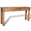 vidaXL Table console avec 3 tiroirs Bois recycl&eacute;