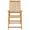 vidaXL Ensemble &agrave; manger de jardin 3 pcs Bois d'acacia solide