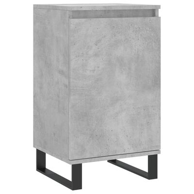 vidaXL Buffet gris béton 40x35x70 cm bois d'ingénierie