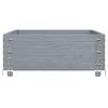 vidaXL Jardini&egrave;re gris 100x50 cm bois massif de pin