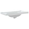 vidaXL &Eacute;vier salle de bain blanc 91,5x48x23 cm rectangulaire c&eacute;ramique