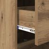 vidaXL Buffet ch&ecirc;ne artisanal 34 x 34,5 x 90 cm Bois d'ing&eacute;nierie