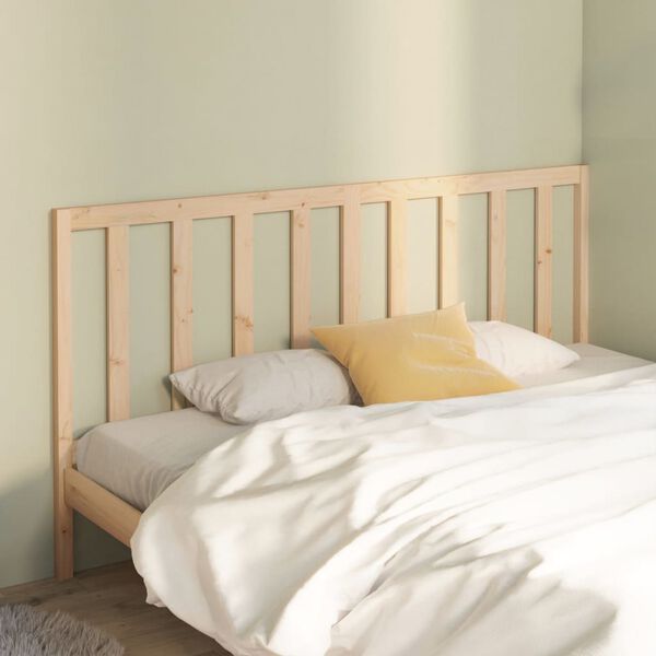 vidaXL T&ecirc;te de lit 206x4x100 cm Bois massif de pin