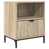 vidaXL Cabinet de chevet avec tiroir Ch&ecirc;ne sonoma 49 x 36 x 61 cm