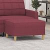 vidaXL Repose-pied Rouge bordeaux 70x55x41 cm Tissu