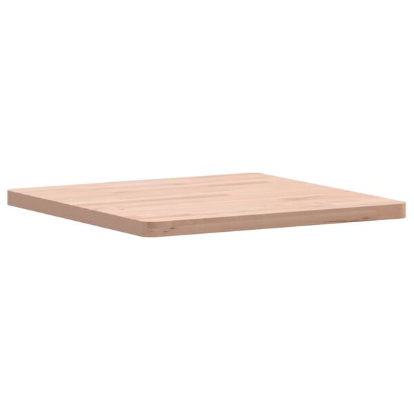 vidaXL Dessus de table 50x50x2,5 cm carr&eacute; bois massif de h&ecirc;tre