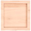 vidaXL Comptoir de salle de bain 40x40x(2-6) cm bois massif non trait&eacute;