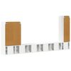 vidaXL Ensemble de meuble TV mural Montage mural 6 pcs Blanc