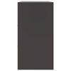 vidaXL Buffet noir 99x39x73 cm acier