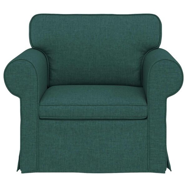 vidaXL Canap&eacute; 60cm Vert fonc&eacute; M&eacute;tал