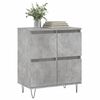 vidaXL Buffet Gris b&eacute;ton 60x35x70 cm Bois d'ing&eacute;nierie