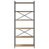 vidaXL &Eacute;tag&egrave;re Ch&ecirc;ne artisanal 40 x 30 x 85 cm Bois d'ing&eacute;nierie