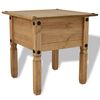 vidaXL Table d'appoint Pin mexicain Gamme Corona 53,5 x 53,5 x 55 cm