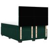 vidaXL Sommier &agrave; lattes de lit et matelas Vert fonc&eacute; 160x200cm Velours