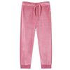 Pantalon de surv&ecirc;tement pour enfants framboise 92