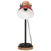 vidaXL Lampe de bureau 25 W rouge d&eacute;lav&eacute; 18x18x60 cm E27