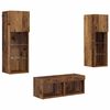 vidaXL Meubles TV muraux 4 pc Ch&ecirc;ne artisanal Bois d'ing&eacute;nierie