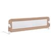vidaXL Barri&egrave;re de lit enfant Taupe 150x42 cm Polyester