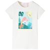 T-shirt pour enfants &eacute;cru 104